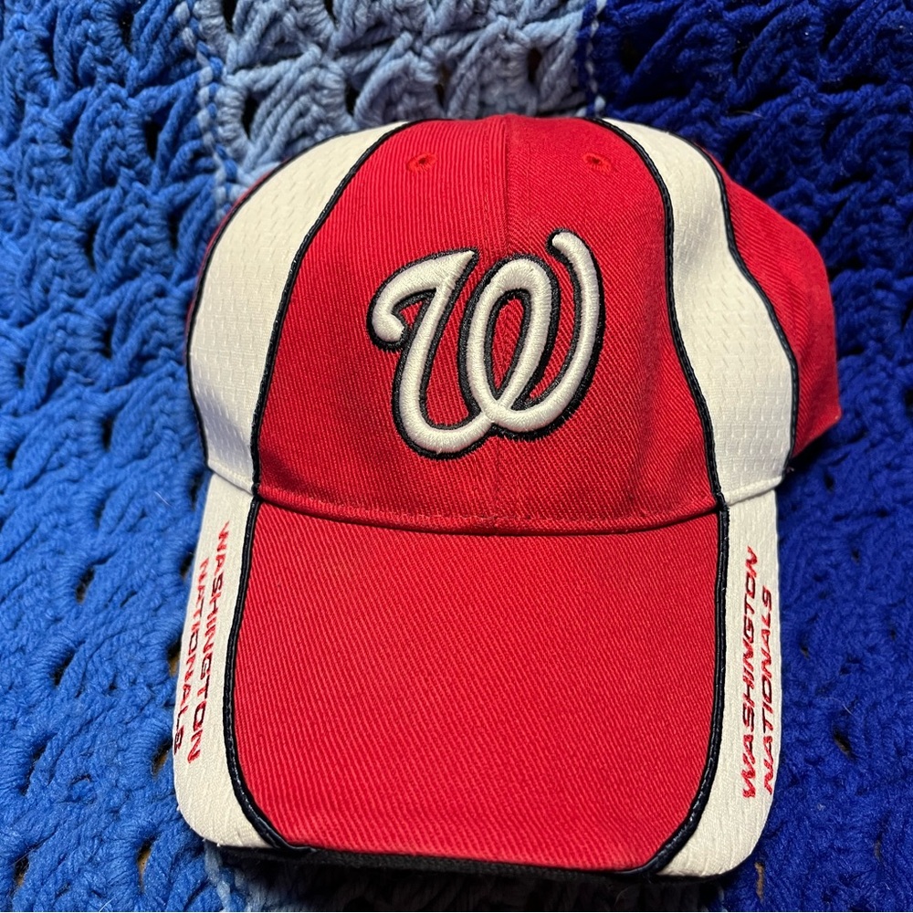 Washington Nationals Red and White Cap
